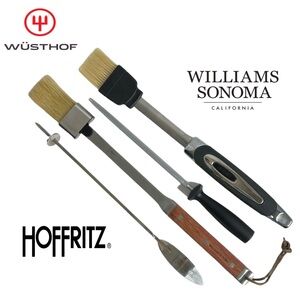 BBQ Bundle (4) Hoffritz Skewer Wusthof Knife‎ Williams Sonoma BBQ Hoffritz BBQ